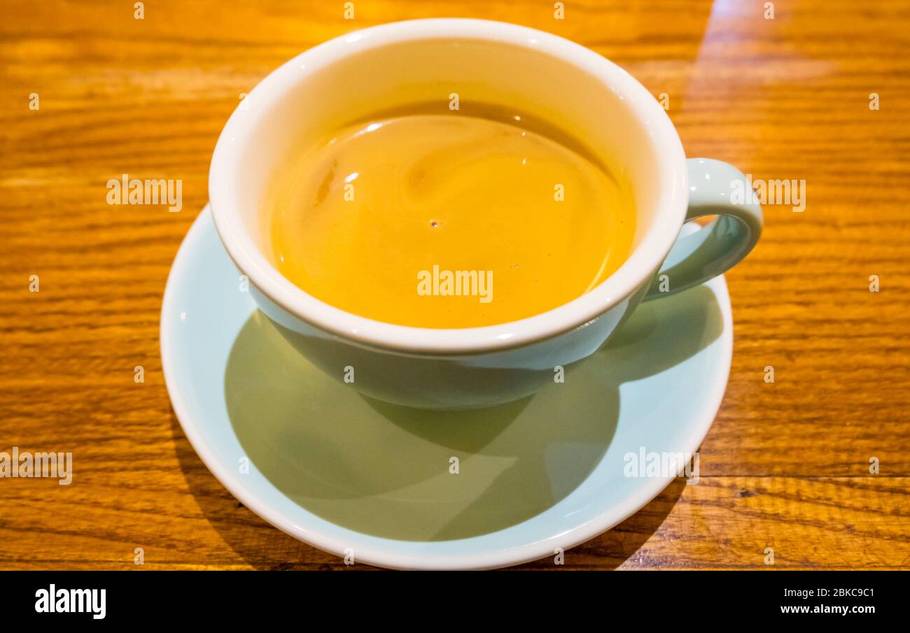 Café vietnamien avec lait, vieux quartier, Hanoi, Vietnam Banque D'Images