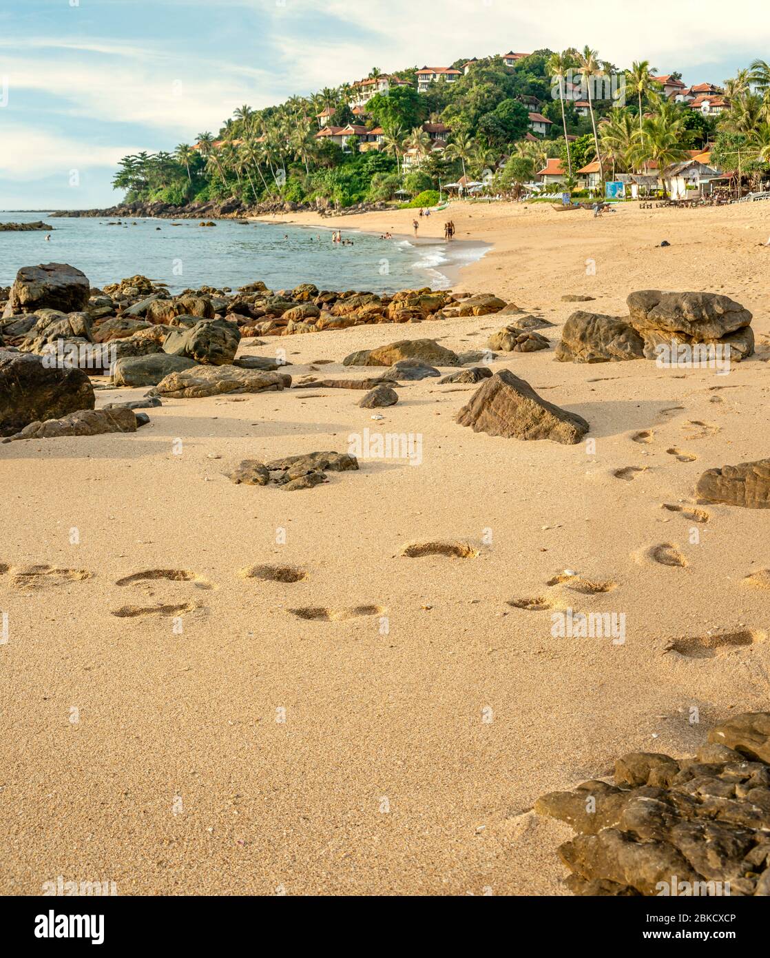 Voir l'Sceninc à Klong Toab Beach, Koh Lanta, Krabi, Thaïlande Banque D'Images