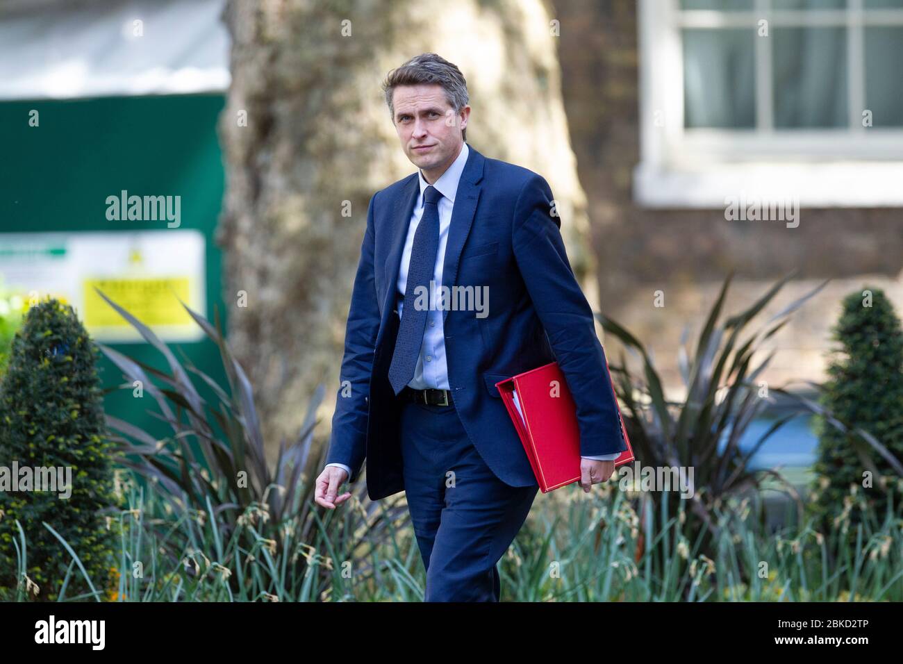 Gavin Williamson, secrétaire d'État à l'éducation, politicien du Parti conservateur arrivant au numéro 10 Downing Street, Londres, Royaume-Uni Banque D'Images