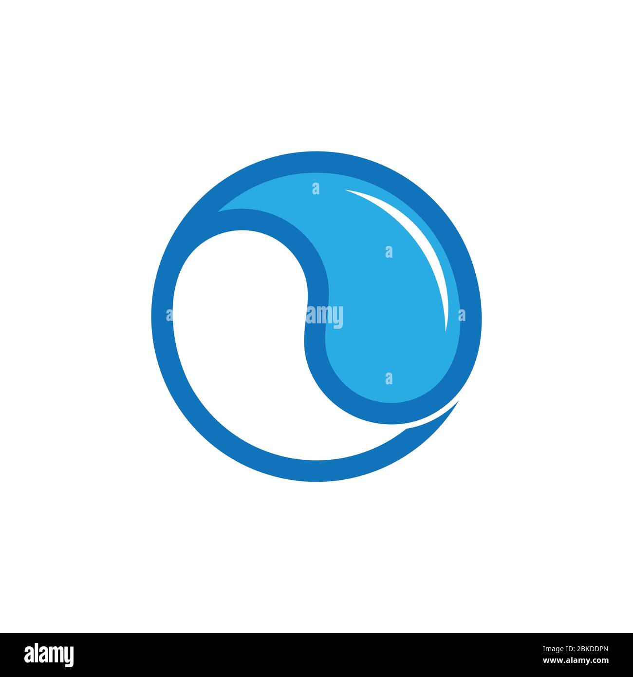 vecteur du logo du symbole de l'équilibre de rotation du brillant Illustration de Vecteur
