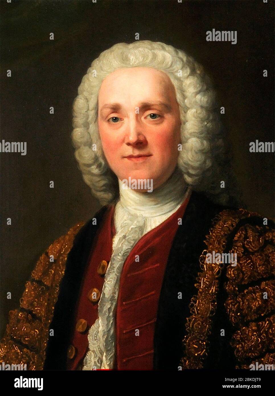 George Grenville - William Hoare, 1764 Banque D'Images