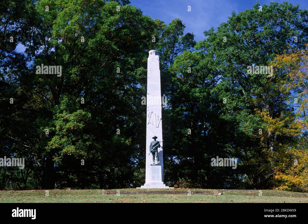 Confederate Monument, fort Donelson National Battlefield, Tennessee Banque D'Images