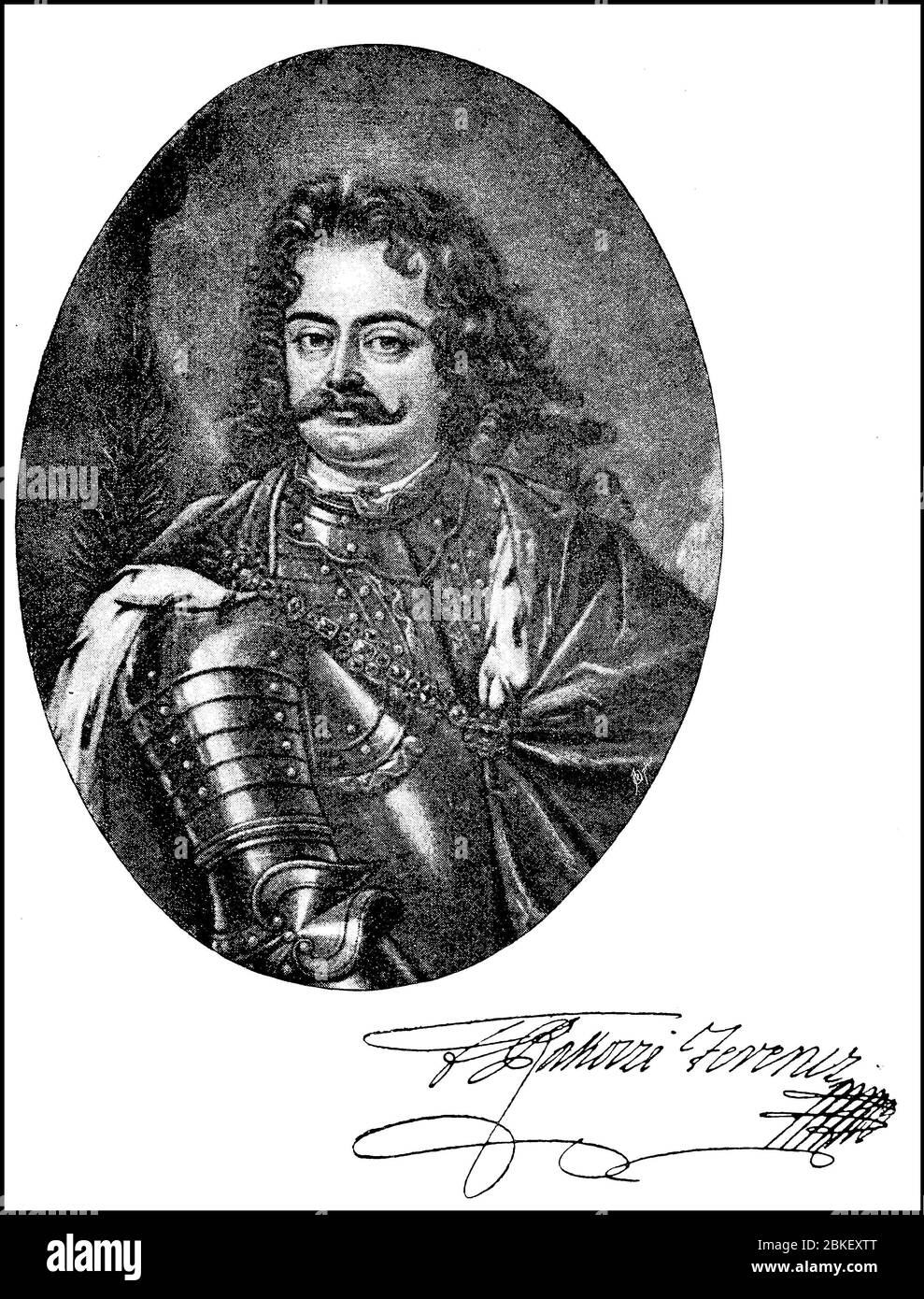 Francis II Rákóczi, 27 mars 1676 - 8 avril 1735 et est maintenant considéré comme un héros national hongrois et était à cette époque les nobles les plus riches de la Hongrie royale / Franz II Rákóczi, 27. März 1676 - 8. Avril 1735, doré heute als ungarischer Nationalheld und war seinerzeit der reichste Adlige im Königlichen Ungarn, Historisch, historique, numérique amélioration de la reproduction d'un original du XIXe siècle / digitale Reproduktion einer Originalvorlage aus dem 19. Jahrhundert, Banque D'Images Francis II Rákóczi, 27 mars 1676 - 8 avril 1735 et est maintenant considéré comme un héros national hongrois et était à cette époque les nobles les plus riches de la Hongrie royale / Franz II Rákóczi, 27. März 1676 - 8. Avril 1735, doré heute als ungarischer Nationalheld und war seinerzeit der reichste Adlige im Königlichen Ungarn, Historisch, historique, numérique amélioration de la reproduction d'un original du XIXe siècle / digitale Reproduktion einer Originalvorlage aus dem 19. Jahrhundert, Banque D'Images