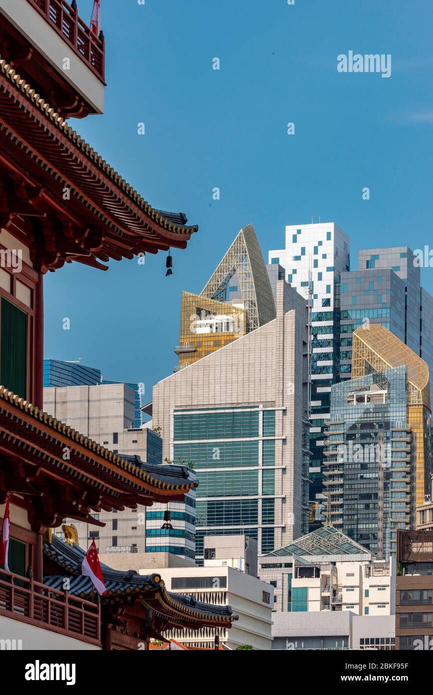 Architecture de Singapour, Singapour Banque D'Images