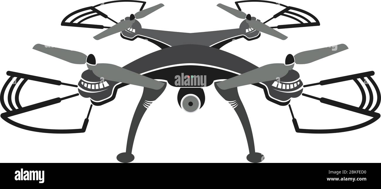 Logo de drones Illustration de Vecteur
