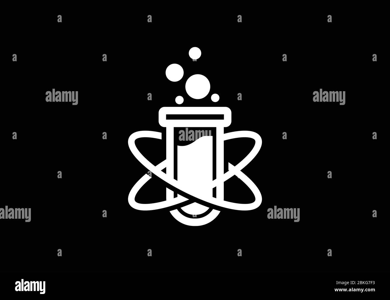 Modèle de logo de laboratoire conception vectorielle, logo de laboratoire science Illustration de Vecteur