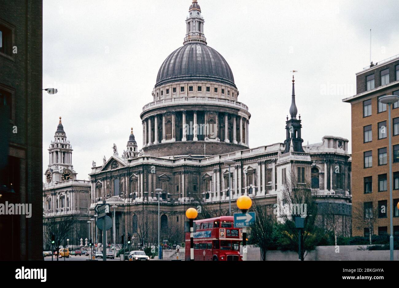 Cathédrale Saint-Paul, 10 avril 1983, Londres, Angleterre, Grande-Bretagne Banque D'Images