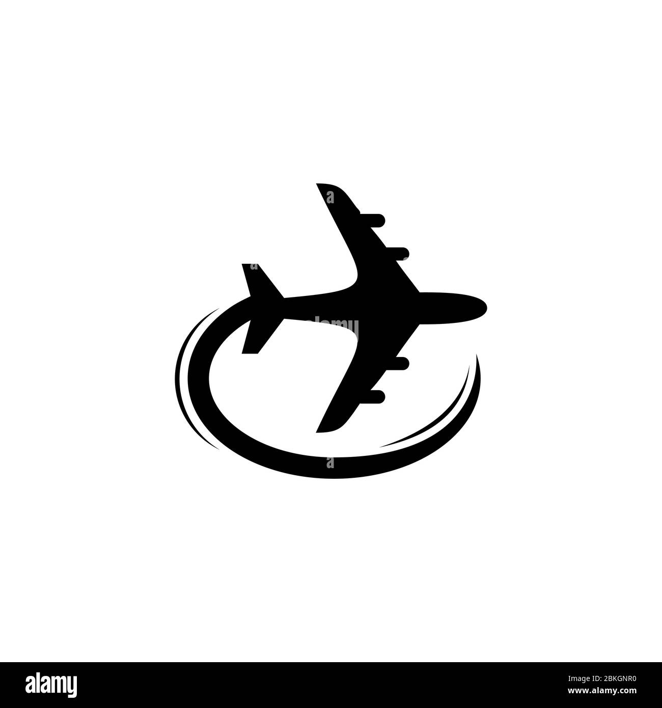 Modèle de concept de logo de voyage, illustration des vacances, Vector isolé sur fond blanc. Illustration de Vecteur