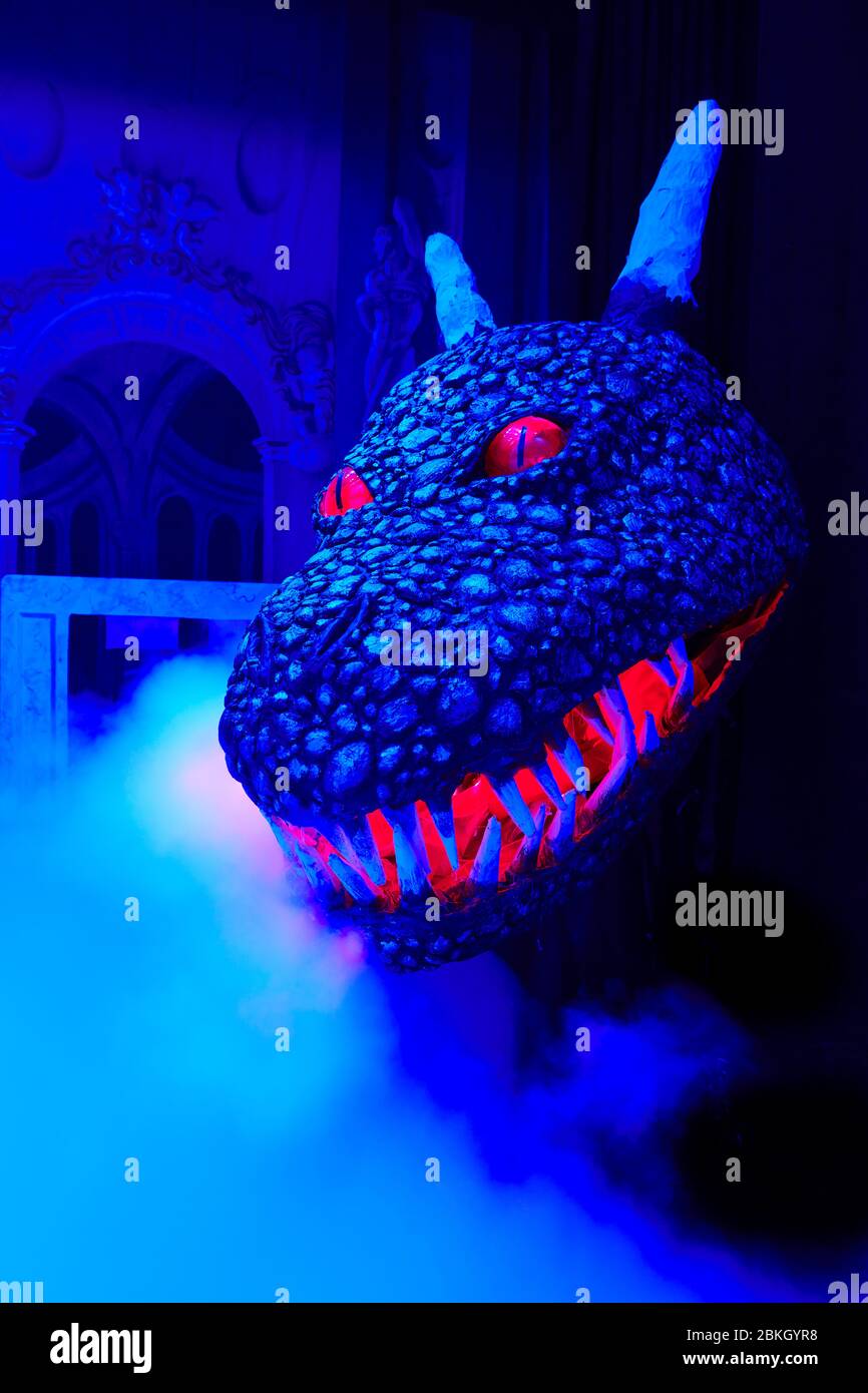 Dragon de pantomime Banque D'Images