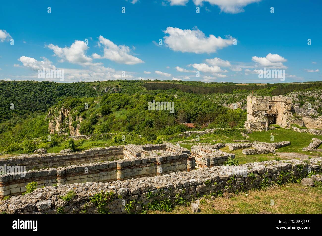 Bulgarie, Cerven, vestiges médiévaux Banque D'Images