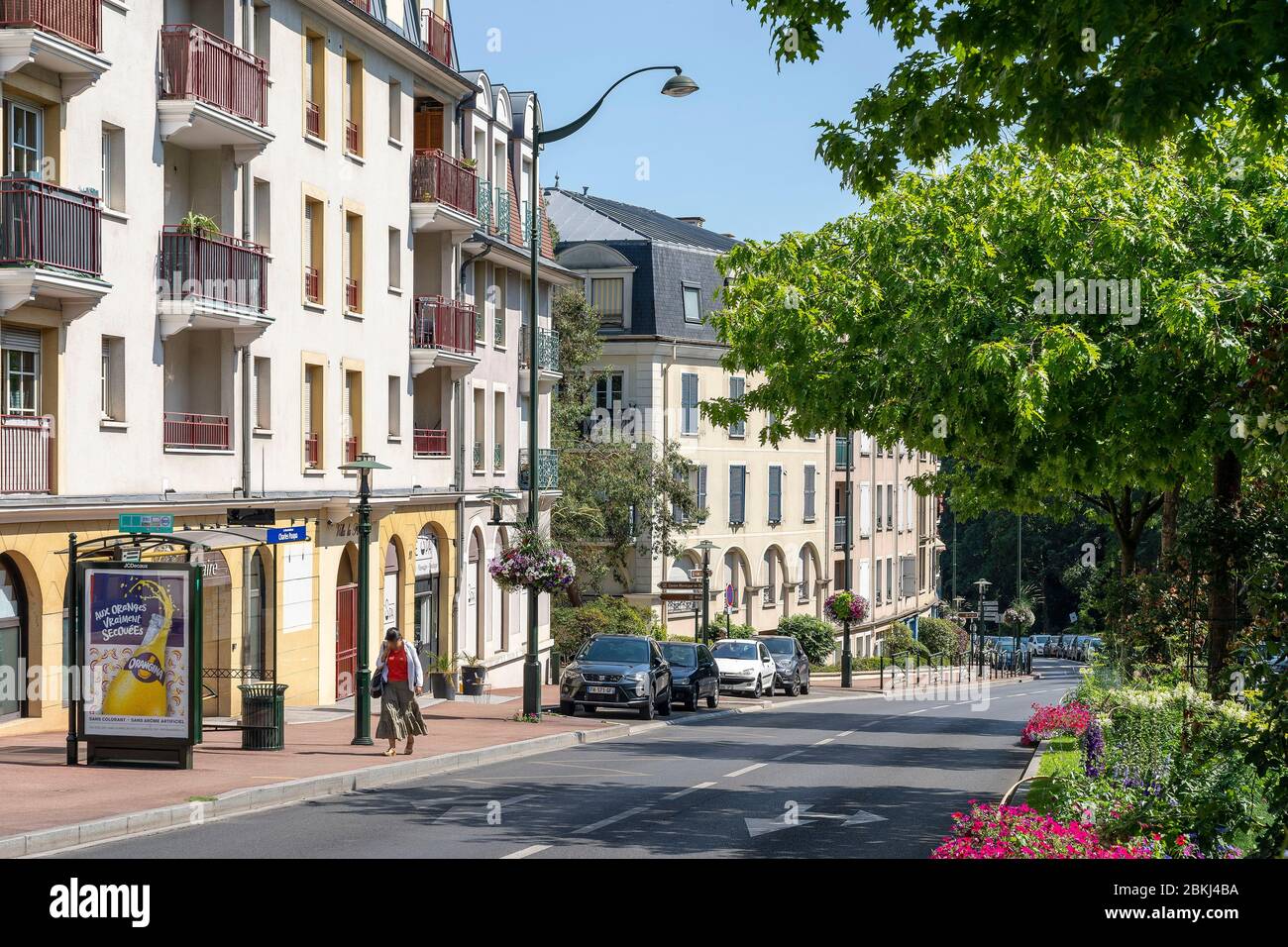 France, hauts de Seine, le Plessis-Robinson, place Charles Pasqua Banque D'Images