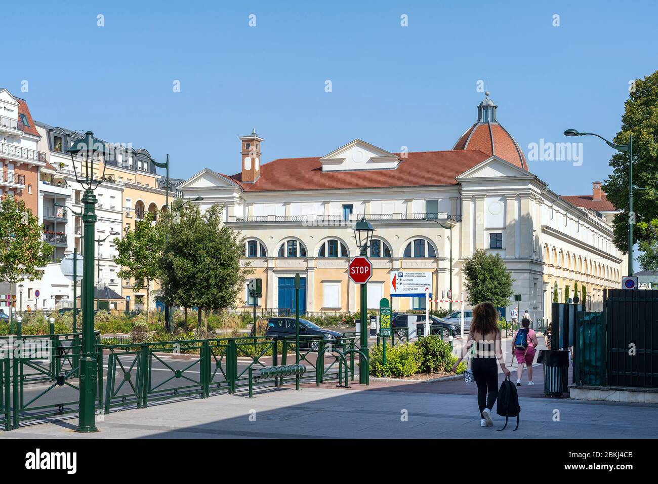 France, hauts de Seine, le Plessis-Robinson, Avenue de la libération Banque D'Images