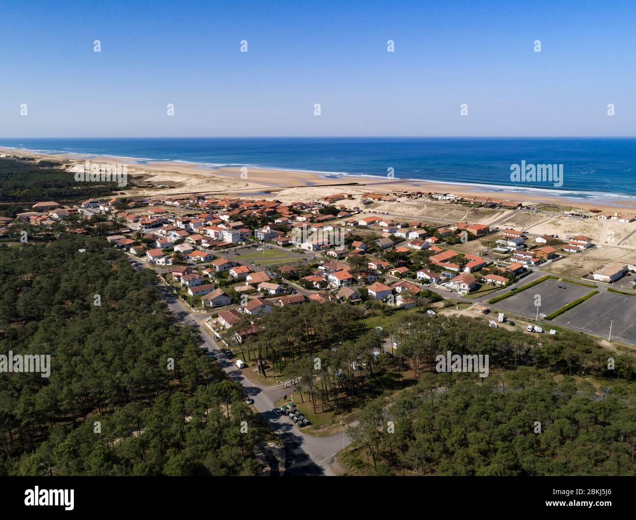 Contis Plage de contis plage Banque de photographies et d’images à haute ...