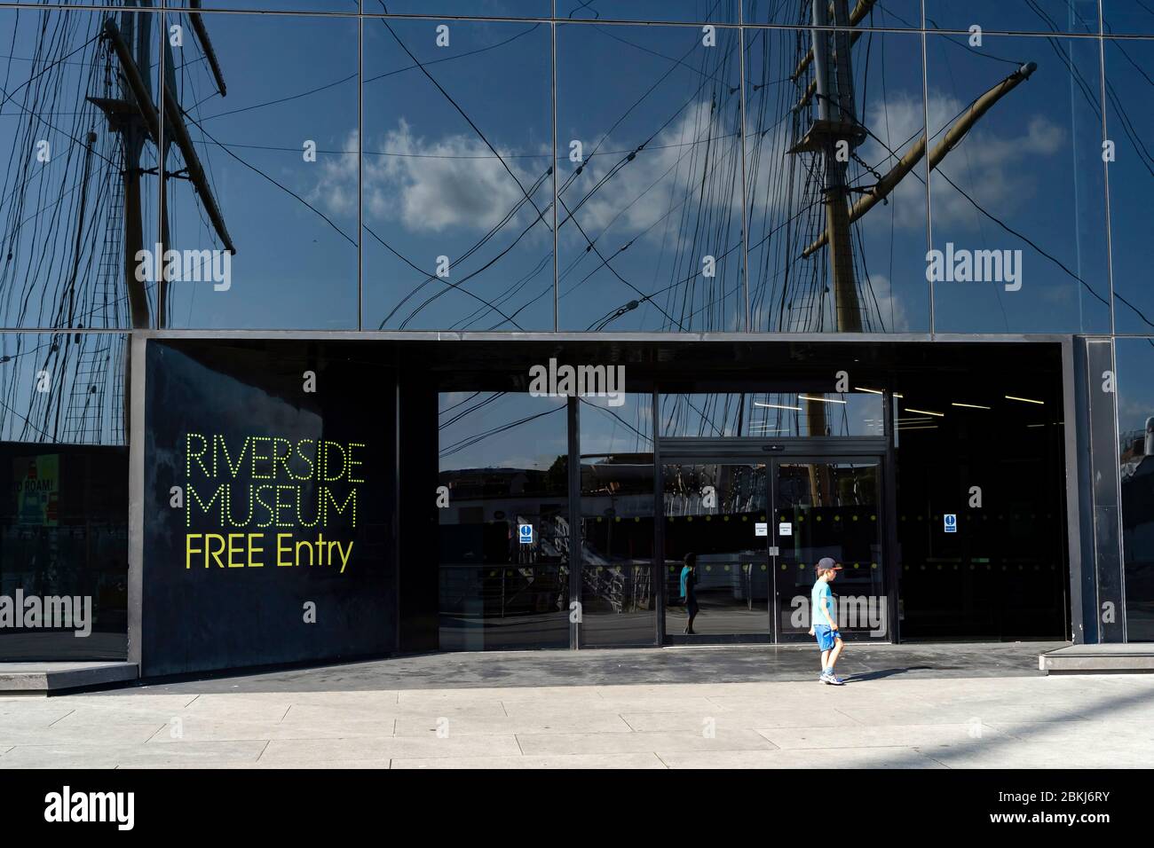 Royaume-Uni, Écosse, Glasgow, Riverside Museum, musée des transports Banque D'Images