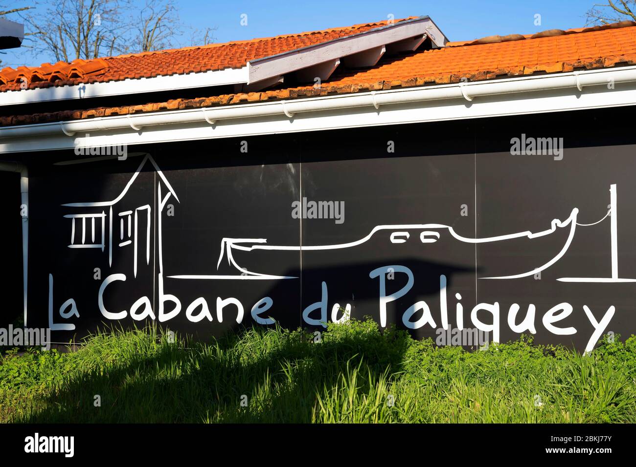 Cabane à Huitres La Teste De Buch France, Gironde, bassin d'Arcachon, la Teste-de-Buch, port huître, la Cabane  du Paliquey Photo Stock - Alamy