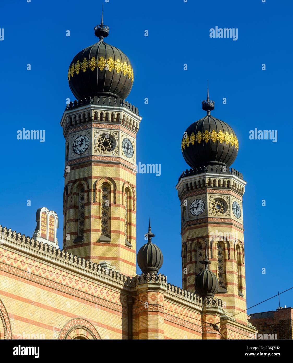 Centre de Budapest (Pest)- Synagogue Dohány Street, Budapest, Hongrie centrale, Hongrie Banque D'Images