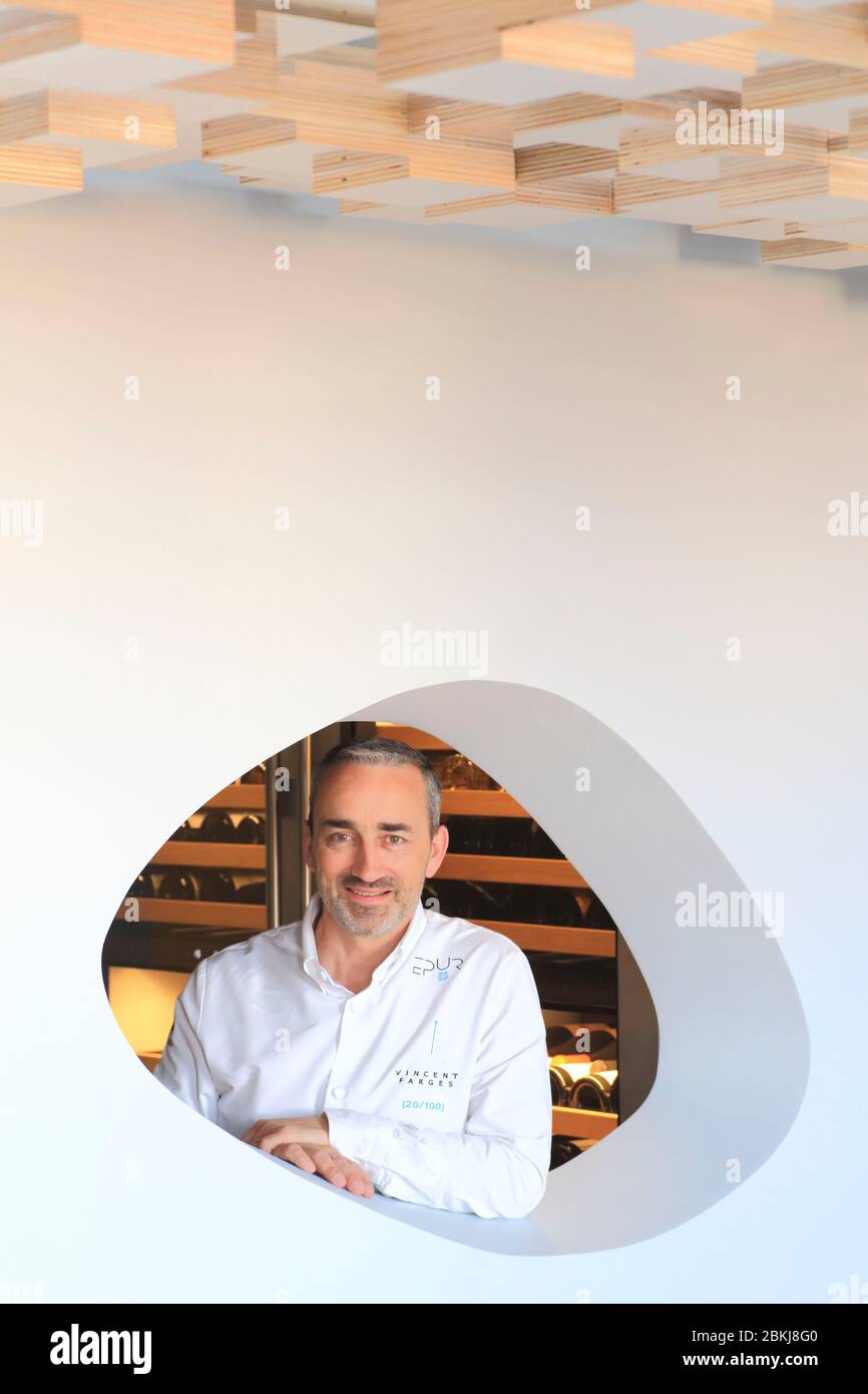 Portugal, Lisbonne, Chiado, restaurant gastronomique Epur (étoile Michelin), son chef français Vincent Farges Banque D'Images