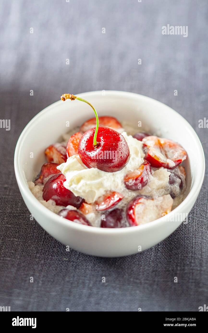 Cerise de riz collant Banque D'Images