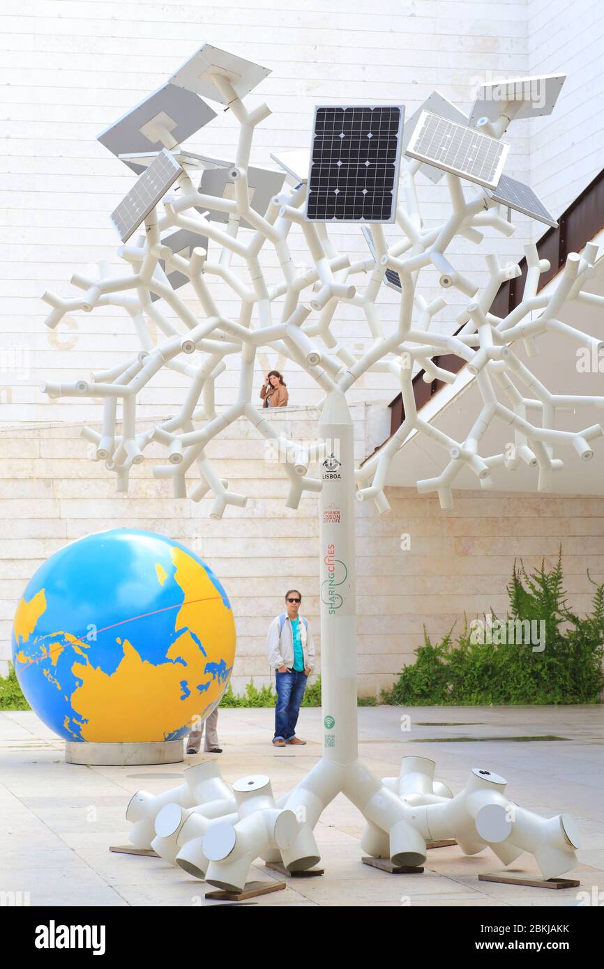 Portugal, Lisbonne, Parque das Nações (Parc des Nations), quartier où a eu lieu l'exposition internationale 1998 (Expo 98), Pavillon de la connaissance (musée moderne de la science et de la technologie) Banque D'Images