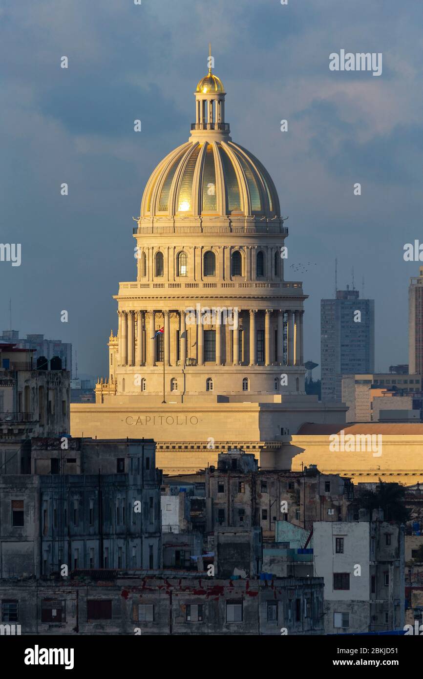 Cuba, La Havane, La Habana Vieja Ville inscrite au Patrimoine Mondial de l'UNESCO Banque D'Images