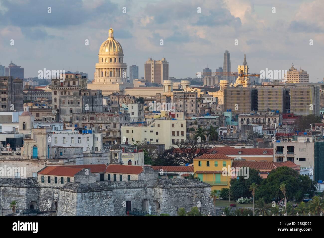 Cuba, La Havane, La Habana Vieja Ville inscrite au Patrimoine Mondial de l'UNESCO Banque D'Images