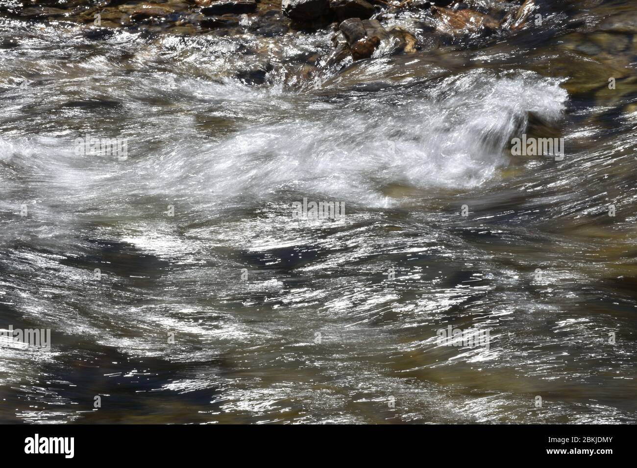 Osttirol, Villgraten, Innervillgraten, Villgratental, Lienz, Pustertal, Arntal, Lahnberg, Steinwand, Bach, Gebirgsbach, fließen, stein, Bachbett, Stal Banque D'Images