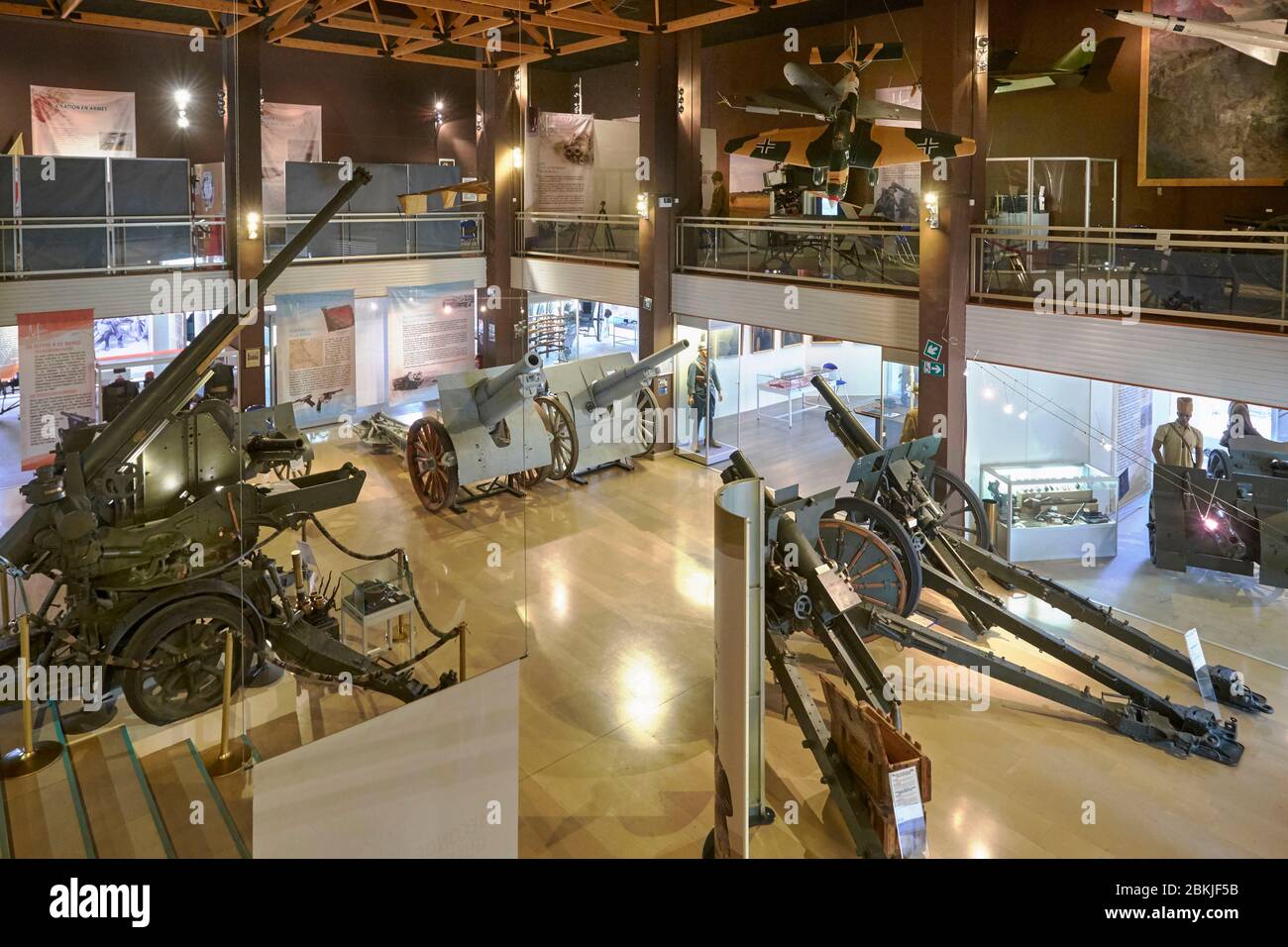 France, Var, Dracenie, Draguignan, Musée de l'Artillerie, la grande salle Banque D'Images