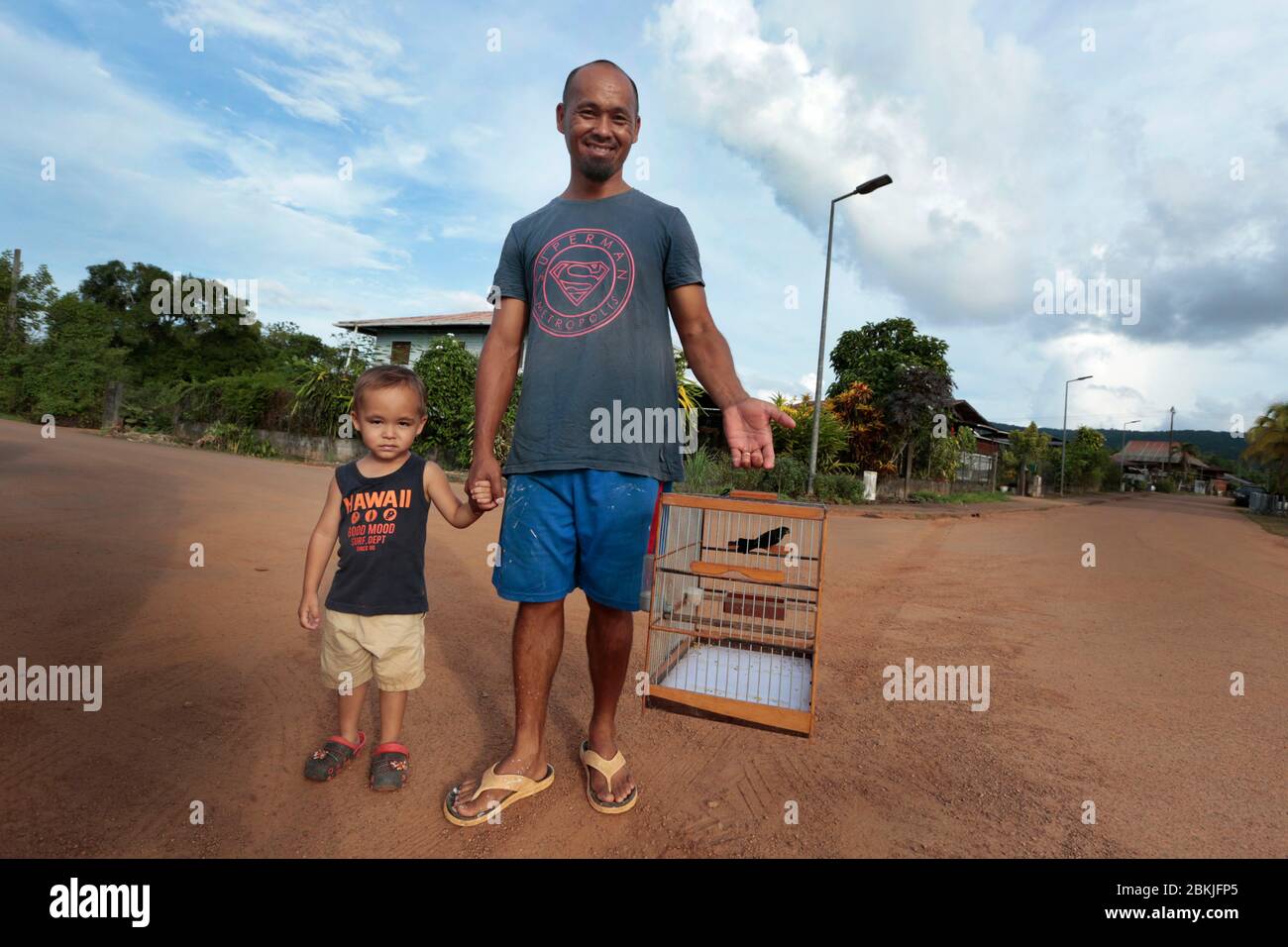 France, Guyane, cacao, Hmong nouvel an Banque D'Images