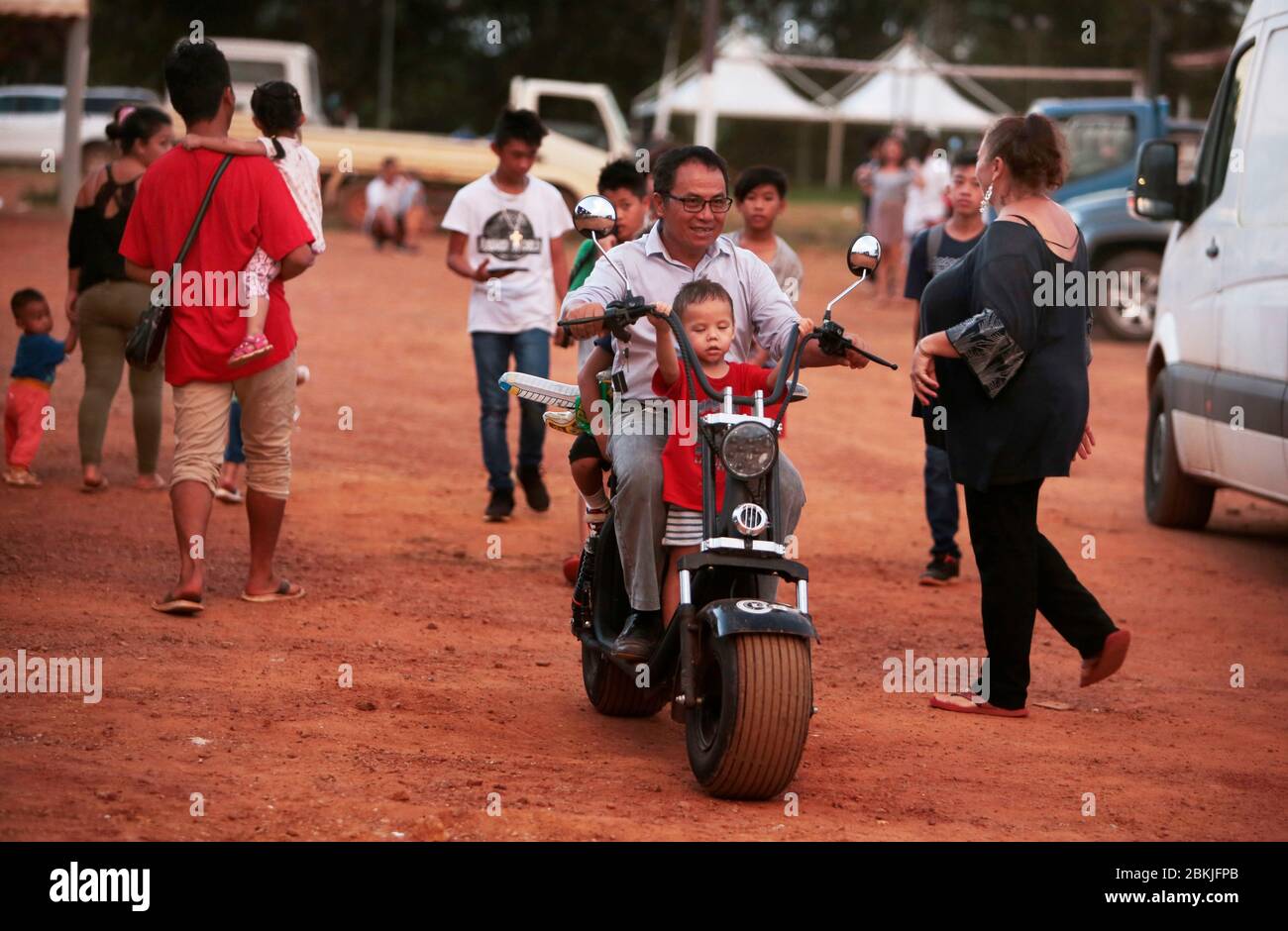 France, Guyane, cacao, Hmong nouvel an Banque D'Images