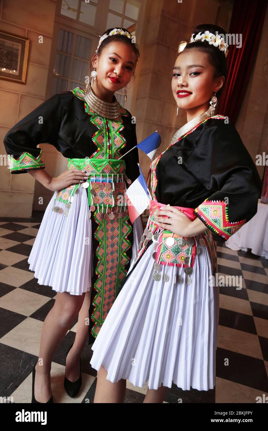 France, Paris, Hmong nouvel an Banque D'Images