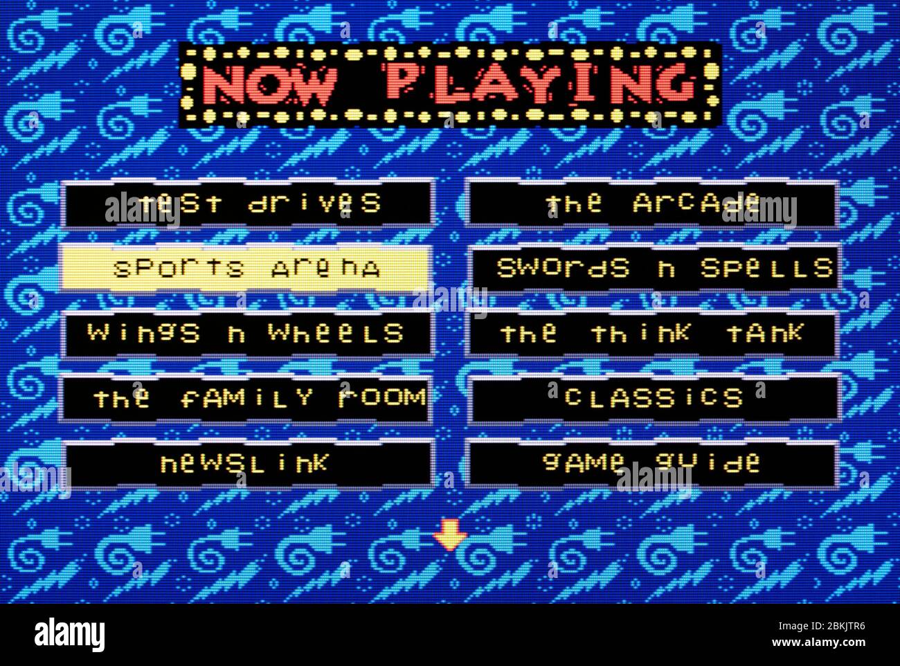 Sega Channel - Sega Genesis Mega Drive - usage éditorial uniquement Banque D'Images