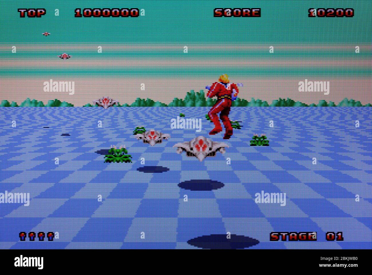 Space Harrier II 2 - Sega Genesis Mega Drive - usage éditorial seulement Banque D'Images