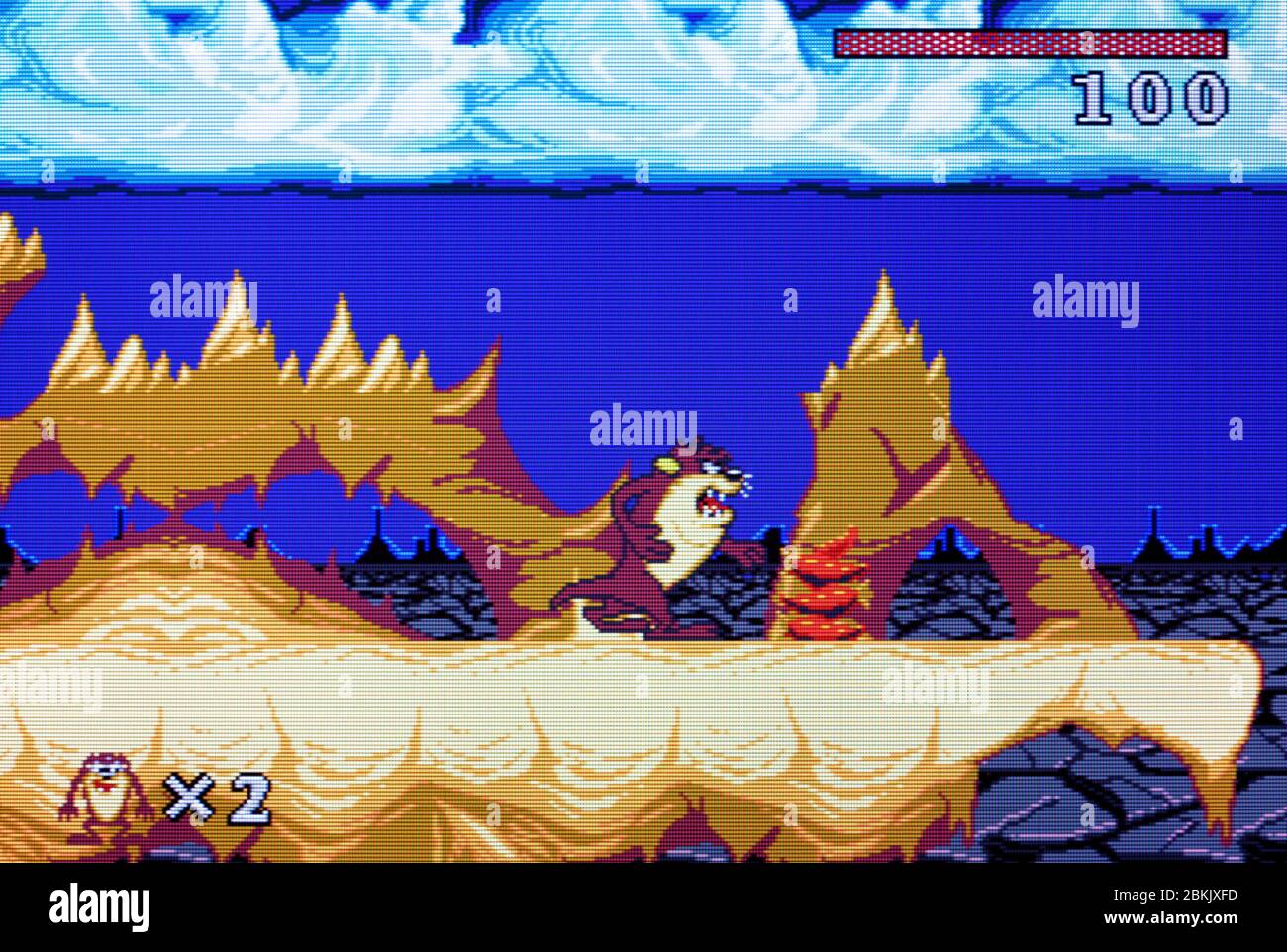 Taz Mania - Sega Genesis Mega Drive - usage éditorial seulement Banque D'Images