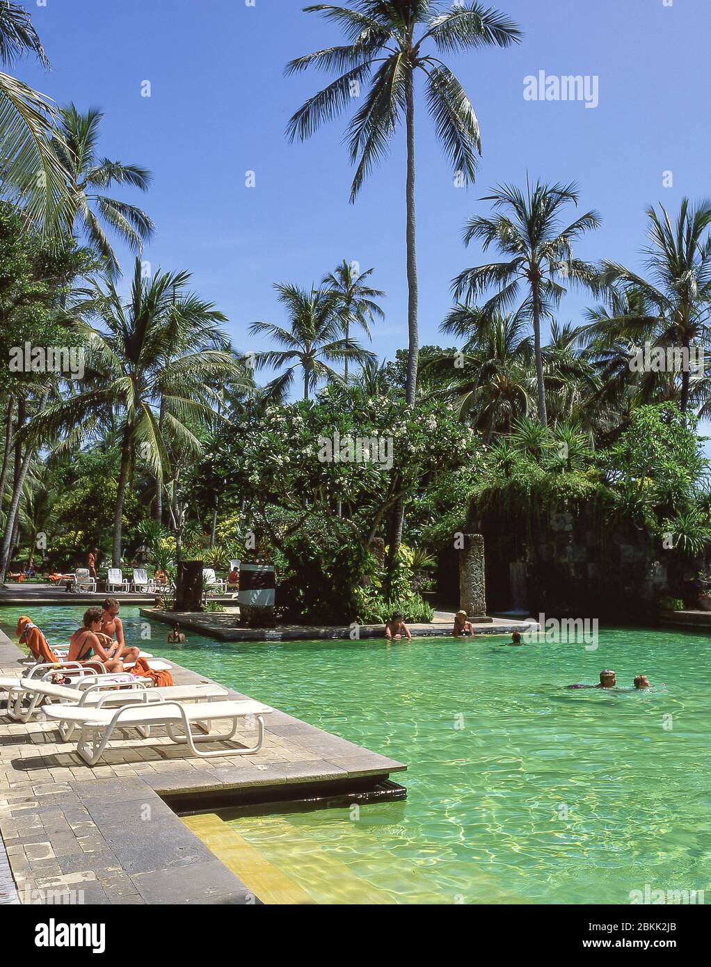 Piscine à Tirta Gangga (ancien Palais Royal), près de Karangasem, Bali, République d'Indonésie Banque D'Images