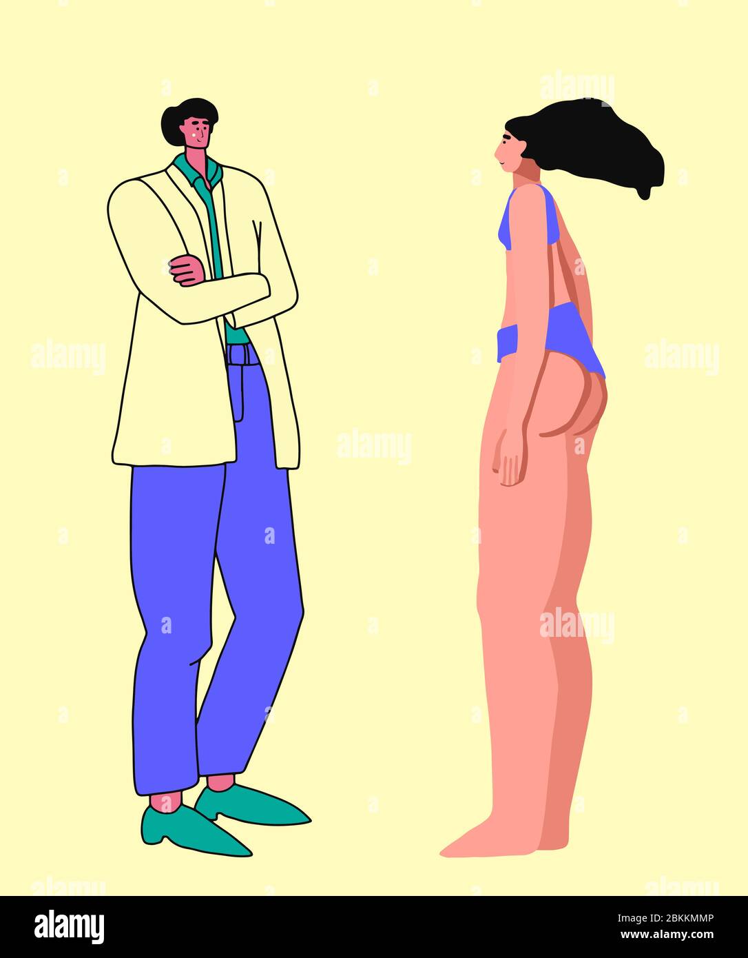 Cartoon Girl Talking Bubble Banque De Photographies Et D Images A Haute Resolution Alamy