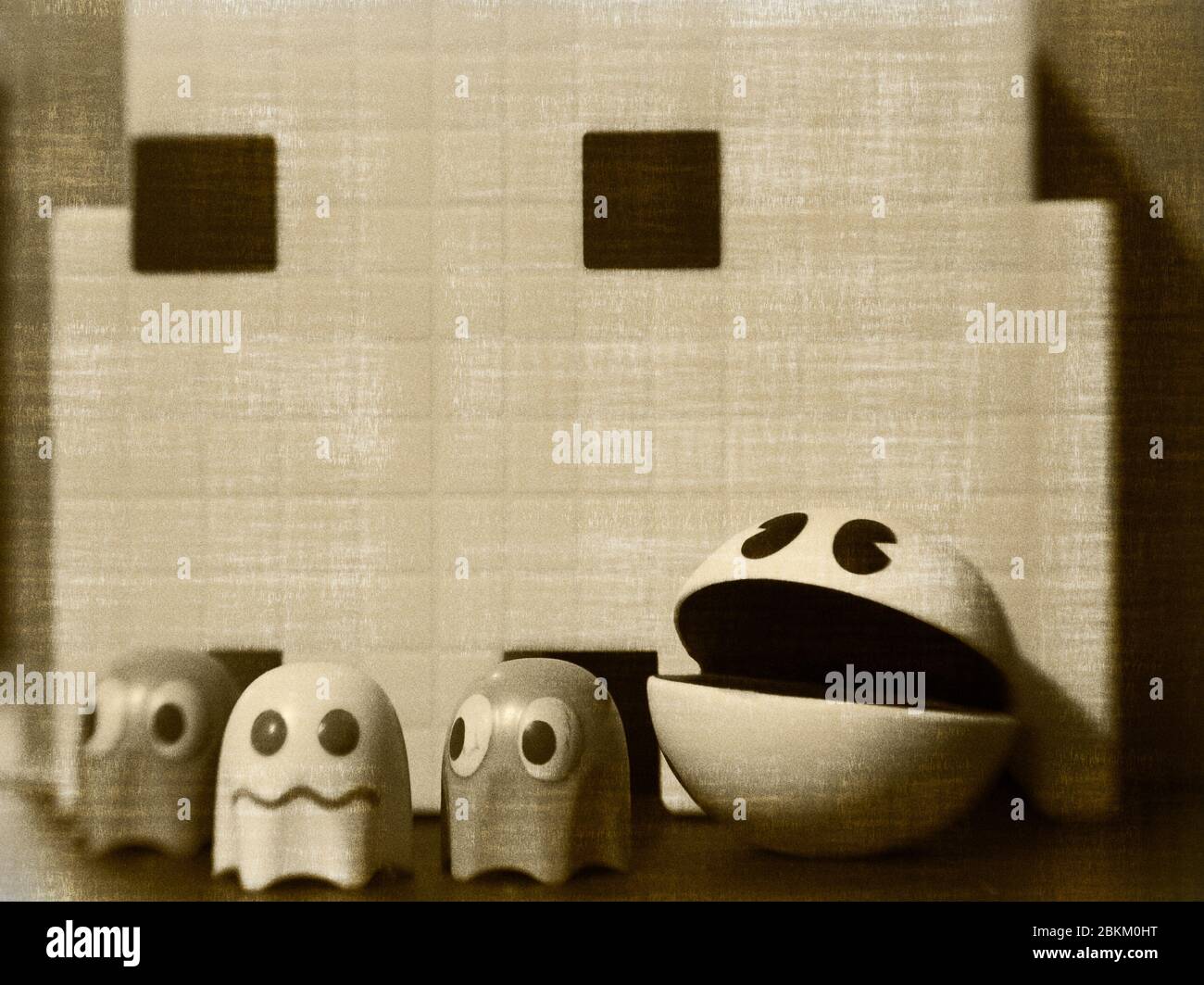 Ce sera le 40 e anniversaire de l'homme du PAC, le 22 mai 2020. Le jeu de labyrinthe Namco qui a aidé à construire la scène d'arcade Banque D'Images