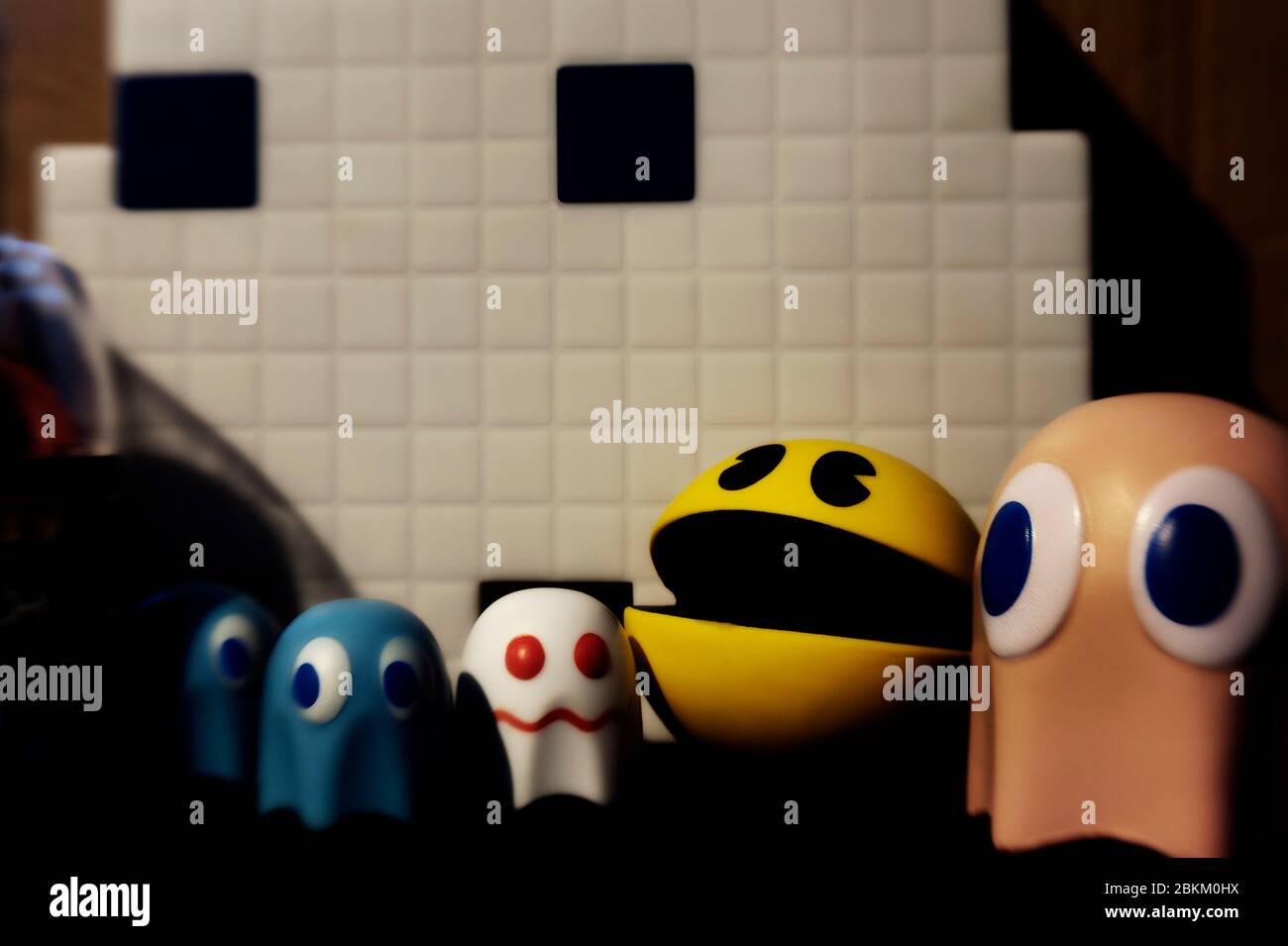 Ce sera le 40 e anniversaire de l'homme du PAC, le 22 mai 2020. Le jeu de labyrinthe Namco qui a aidé à construire la scène d'arcade Banque D'Images