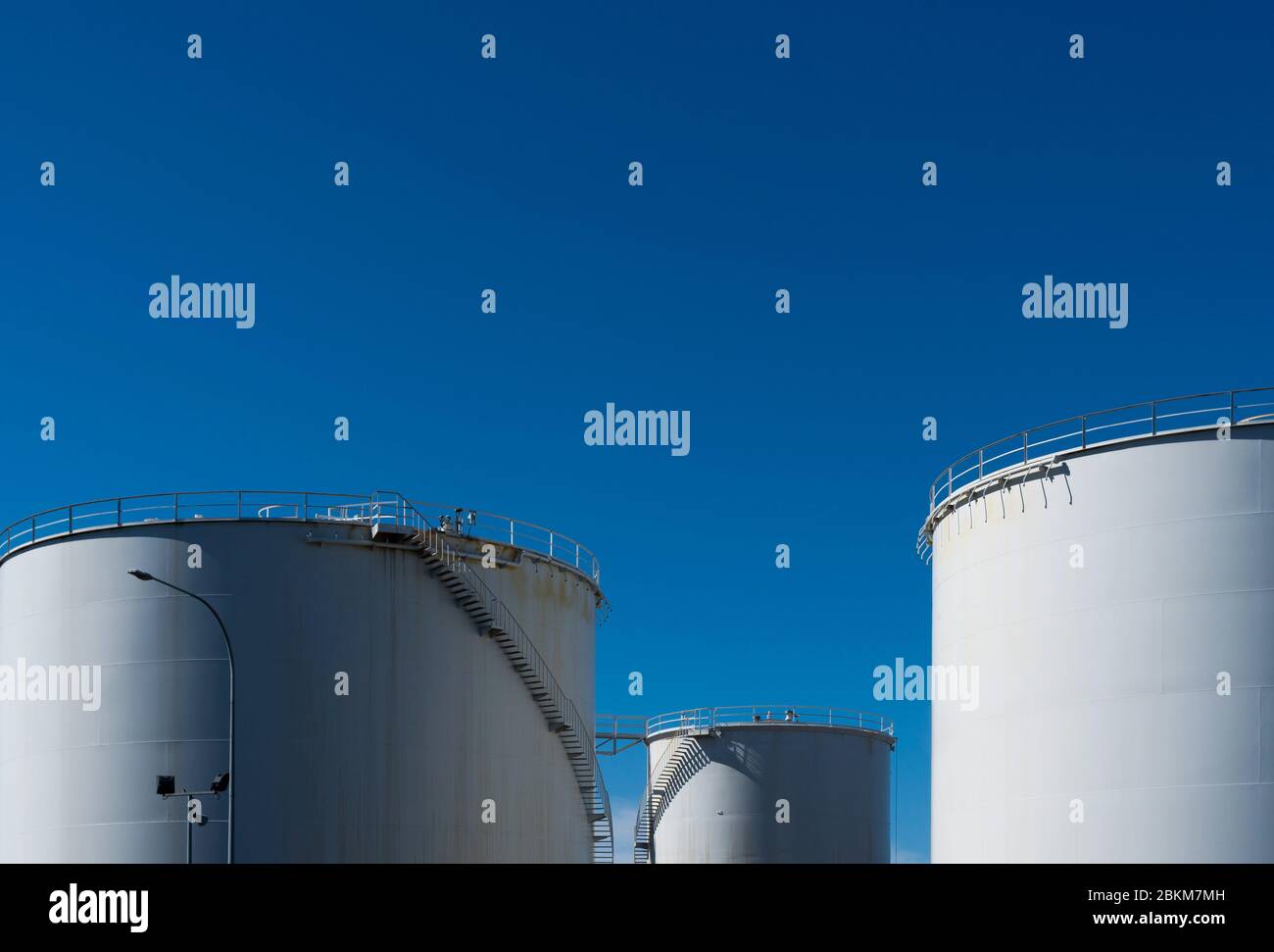 Stockage de carburant à l'aéroport de Sydney Banque D'Images