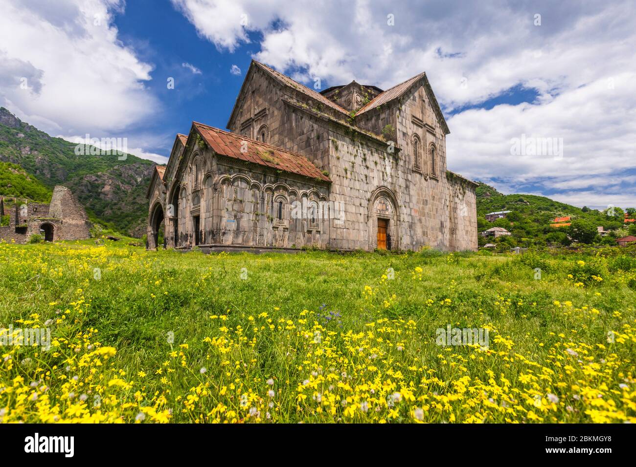 Monastère d'Akhtala, église arménienne, complexe de monastère médiéval, Akhtala, province de Lori, Arménie, Caucase, Asie Banque D'Images