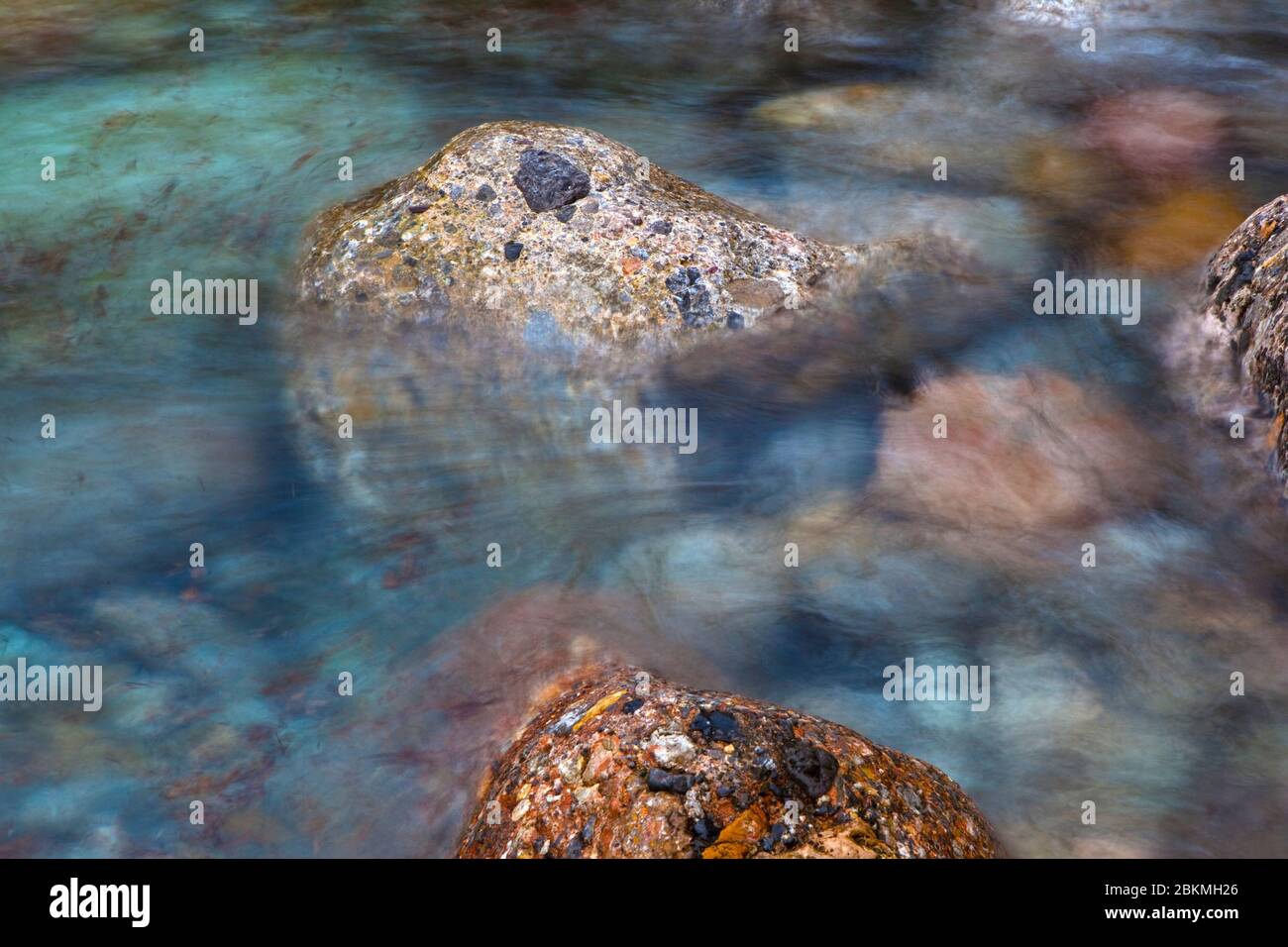 La petite crique de Cala Deia, près du village de Deia Mallorca, Iles Baléares. Banque D'Images
