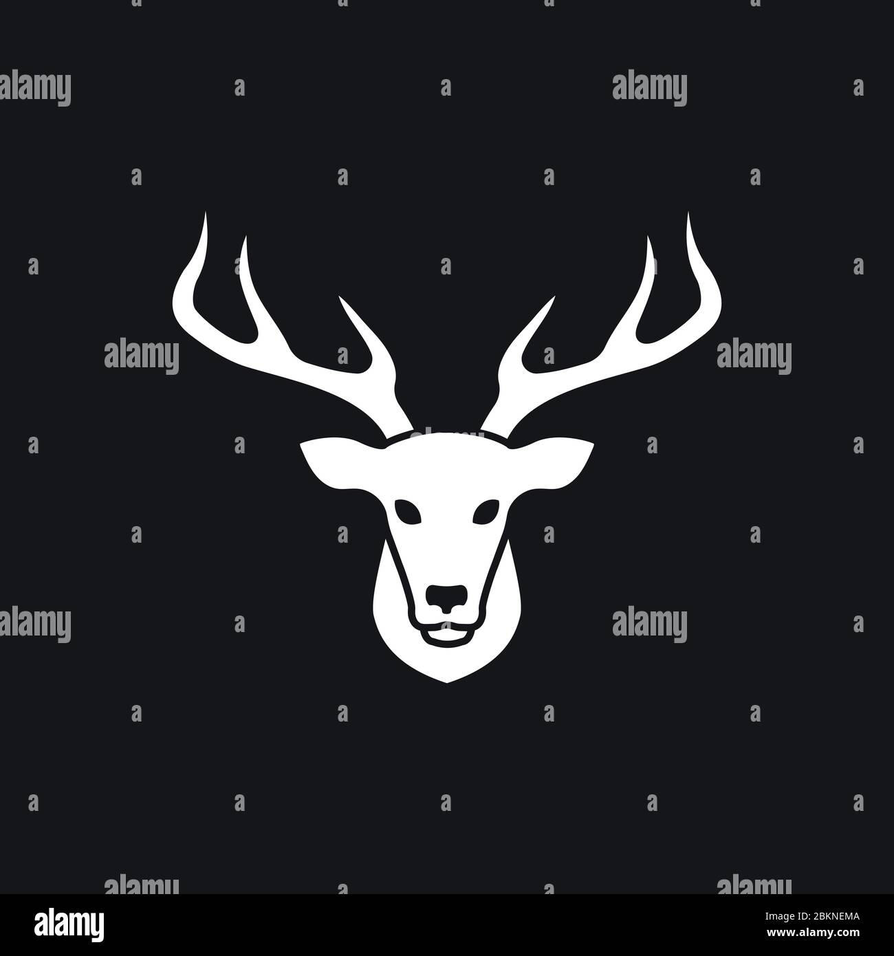 Icône orignal isolée sur fond, symbole animal Illustration de Vecteur Icône orignal isolée sur fond, symbole animal Illustration de Vecteur