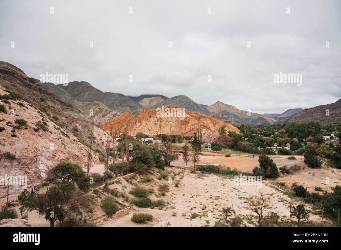 Purmamarca, Quebrada de Humahuaca, province de Salta Jujuy, nord-ouest de l'Argentine Banque D'Images