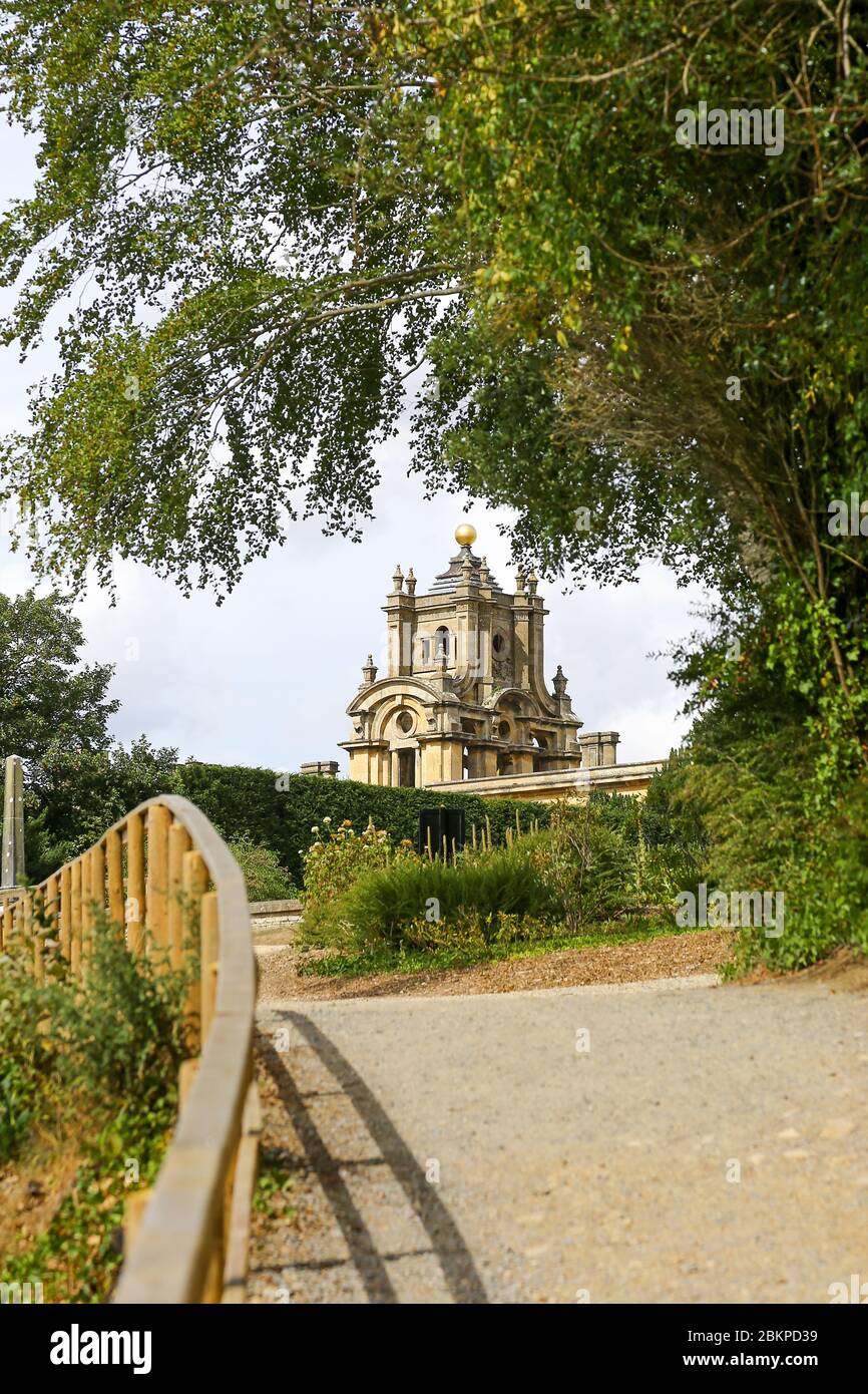 Le Palais de Blenheim, Woodstock, Oxfordshire, England, UK Banque D'Images