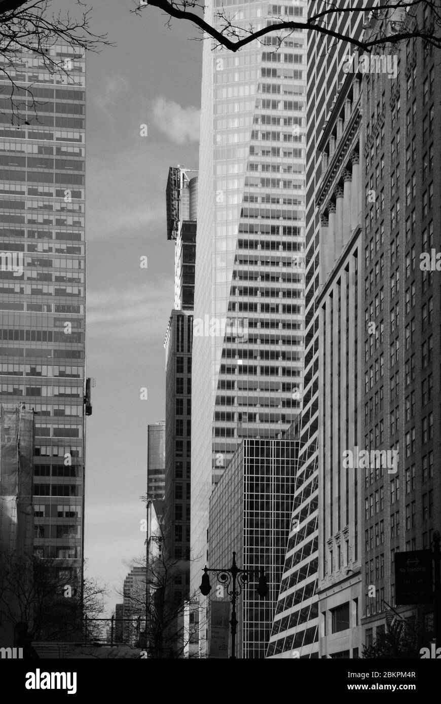 Grace Building Salesforce Tower Bank of America Tower, Avenue of the Americas & 42nd Street, Manhattan, New York, USA par COOKFOX Gordon Bunshaft Banque D'Images