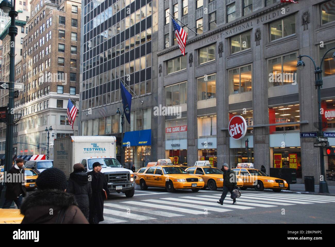 Lefcourt National Building, New York, NY 10173, Etats-Unis par Shreve Lamb & Harmon Associates Banque D'Images