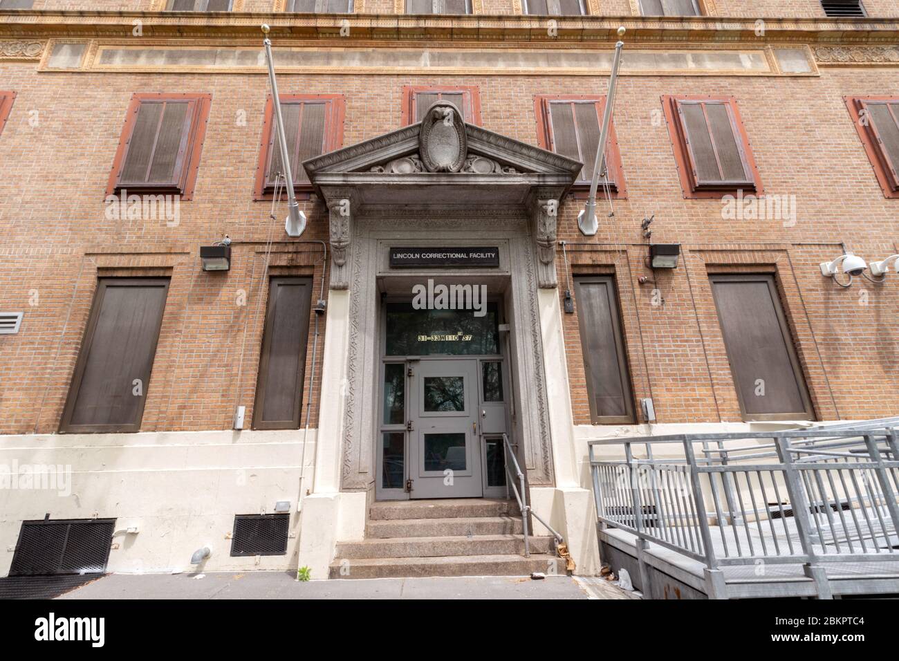 Le Lincoln Correctional Facility était une prison pour hommes de New York à sécurité minimale. Il a fermé le 1er septembre 2019 mais le bâtiment porte toujours le nom Banque D'Images