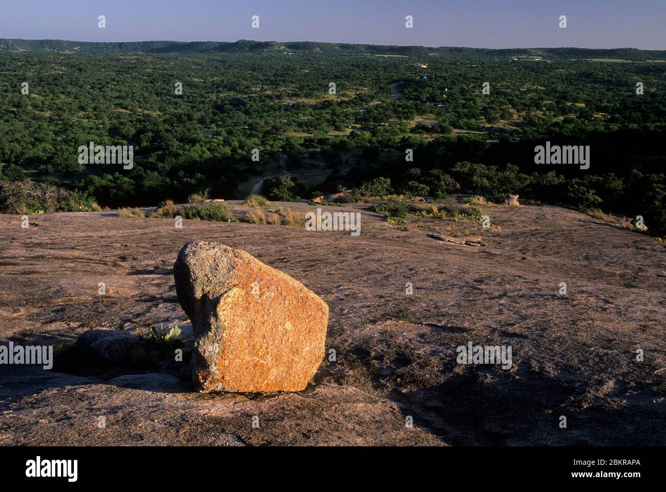 Enchanté Rock, parc national Enchanted Rock, Texas Banque D'Images