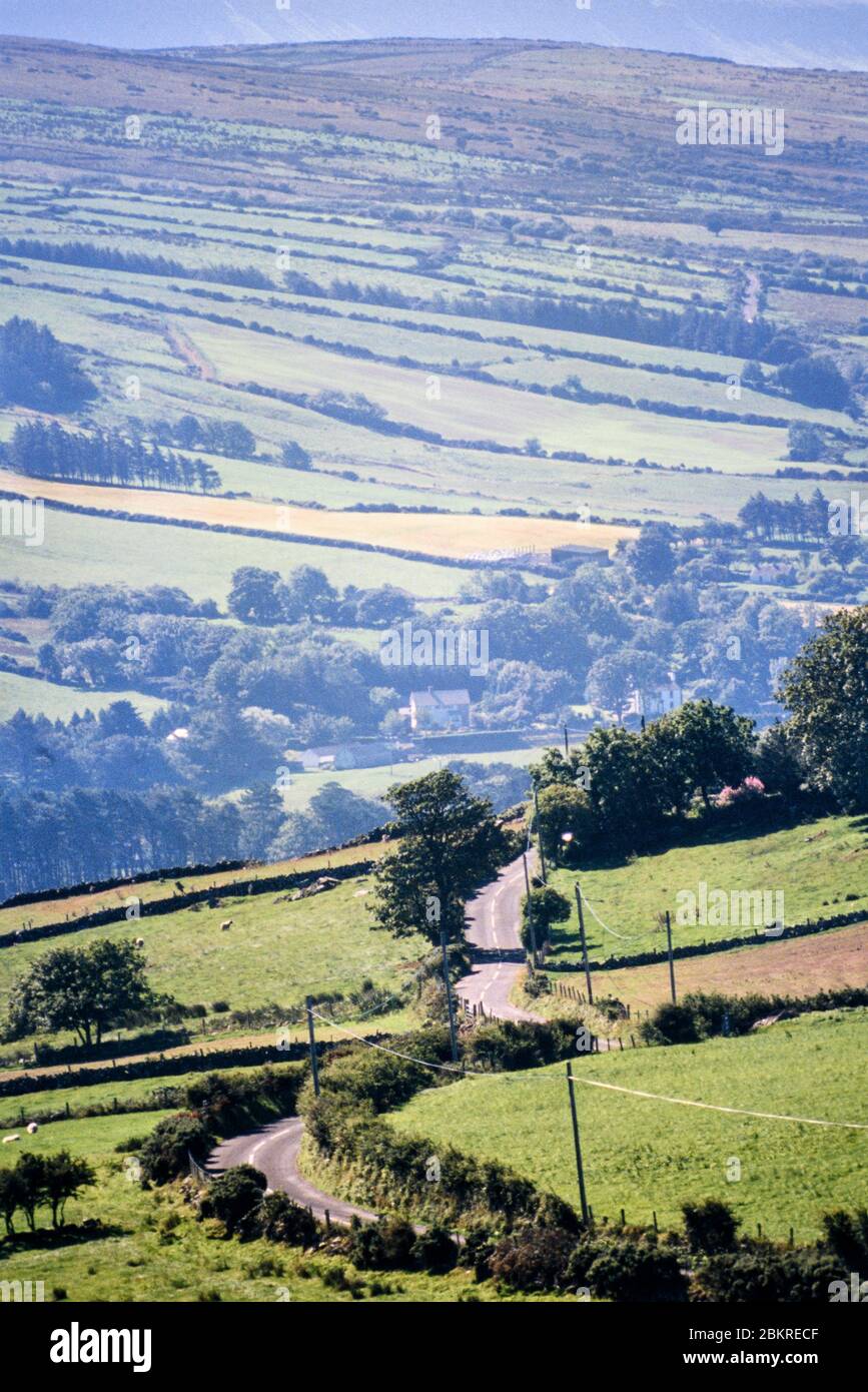 Country Road Comté Antrim Northerm Irlande Banque D'Images