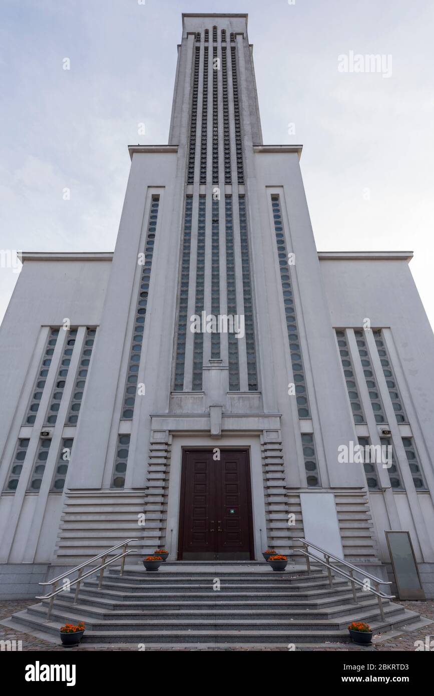 Lituanie (Etats baltes), Comté de Kaunas, Kaunas, Eglise de la Résurrection du Christ Banque D'Images