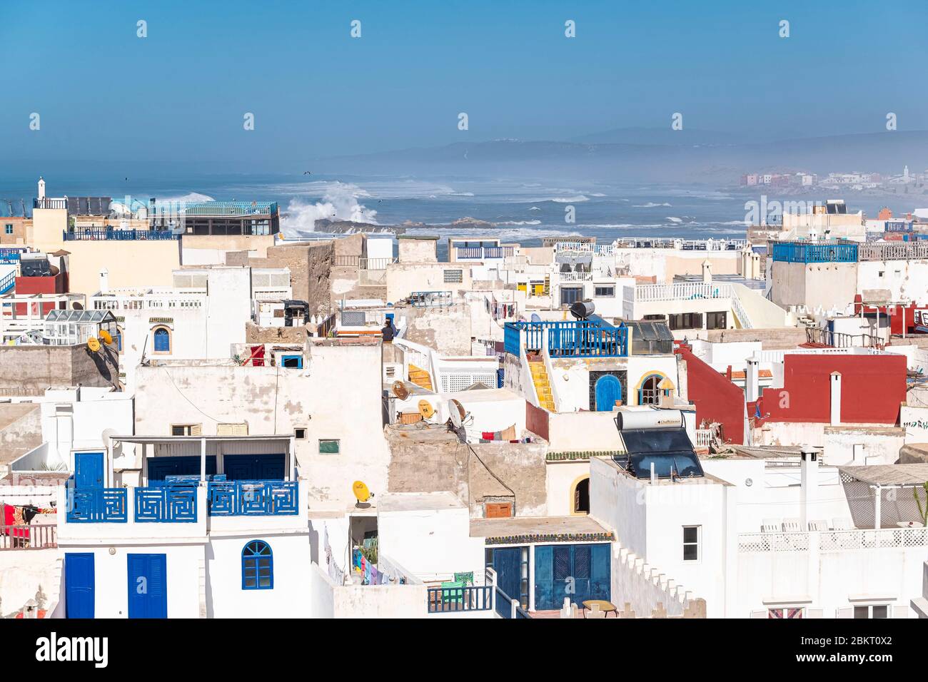 Maroc, Marrakech Safi, Essaouira, la médina, site classé au patrimoine mondial de l'UNESCO Banque D'Images